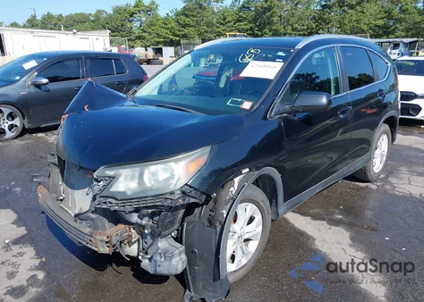 2013 Honda Crv Ex-L z USA, uszkodzony, nr VIN 2HKRM4H77DH661375